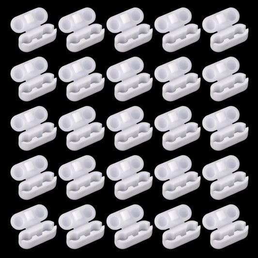 Pack of 50 Roller Blind Chain Connectors Chain Clips for Vertical Blinds Ball Chain Clip for Home Kitchen Bathroom Room Window Roller Blind Chain Connector Ball Chain Connector