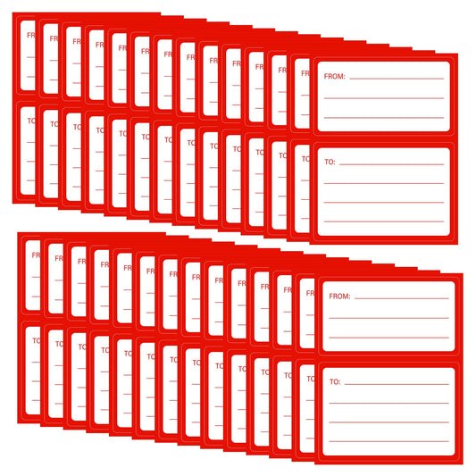 to/from Return Address Labels Stickers, 60pcs 4.5x3.5Inch Self Adhesive Mailing Labels Stickers Postage Address Labels Handwriting Gift Tags for Mailing Boxes, Envelopes, Shipping Labels