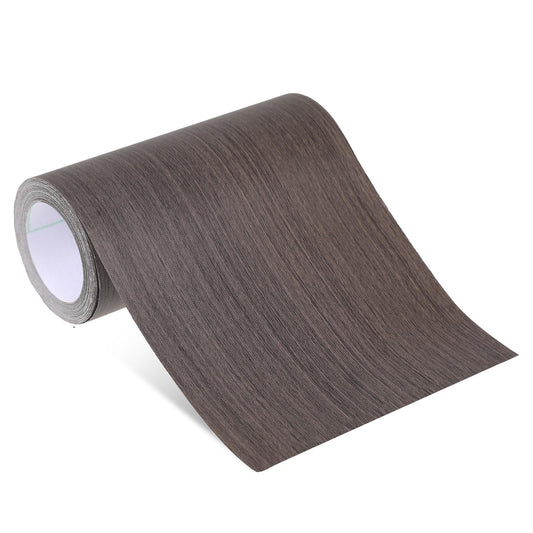 Mozeat Lens 11 Yard Wood Grain Wallpaper Borders Self-Adhesive Removable PVC Mirror Frame Sticker Waterproof Kitchen Bathroom Decoration Wall Border