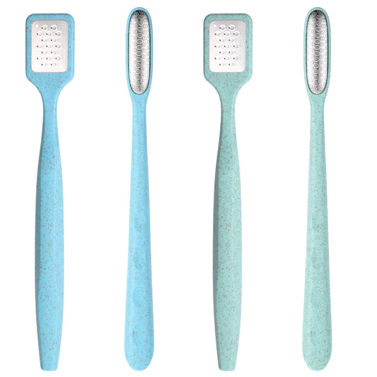 4 Pack Precision Callus Remover Mini Foot File Pedicure Tool Blue Green