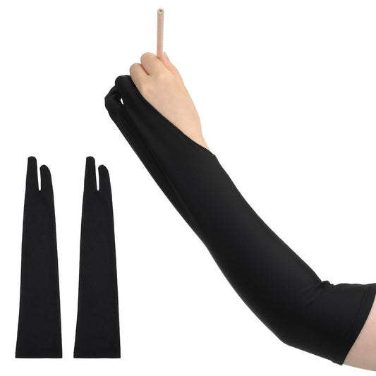 Digital Drawing Glove Long Two-Finger Gloves Touch Screen Gloves 2 PCS