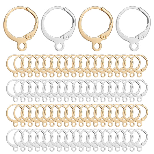 200 Pcs 100 Pairs Leverback Earring Hooks