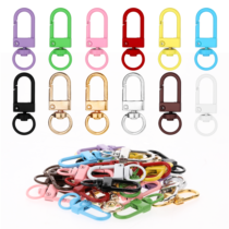 36Pcs Colorful Metal Lobster Claw Clasps, Lobster Clasp Keychain Swivel Clasp Hooks Lanyard Swivel Snap Hooks for Key Ring DIY Accessories, Backpack Decorations, Key Connectors, Jewelry Making