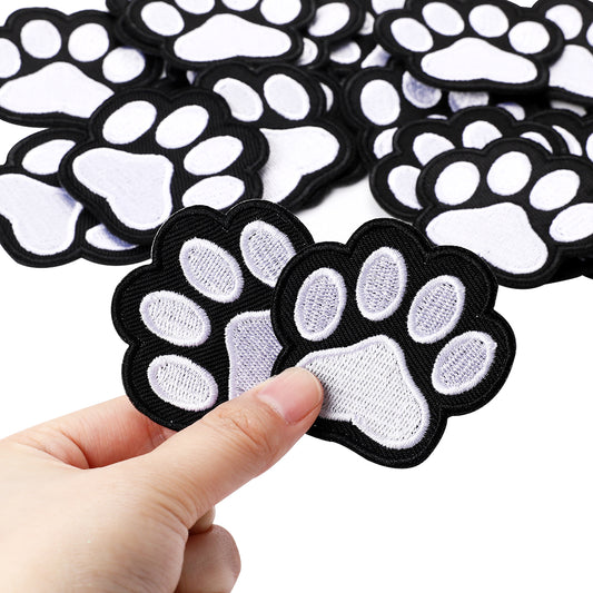 Iron on Patches Paw Print Dog Cat Paw Print