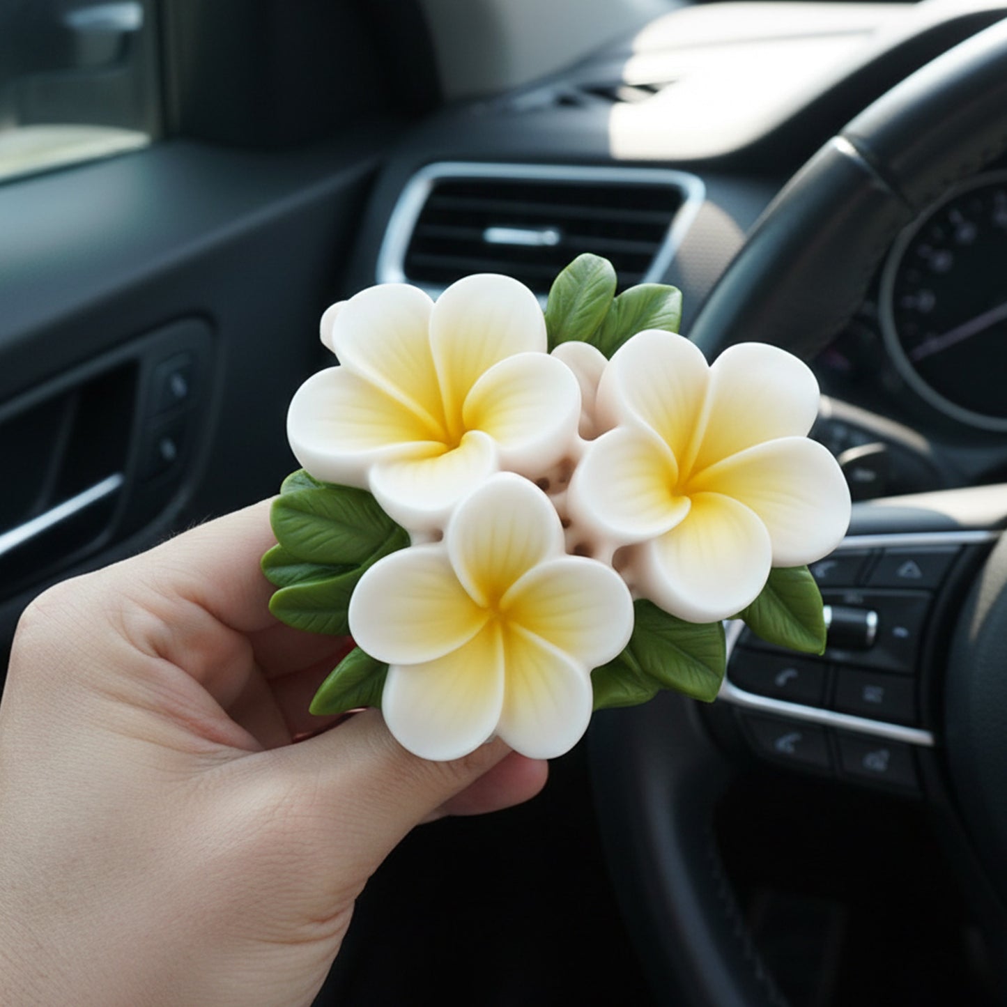 2pcs Flower Candle Mold, Flower Silicone Mold 3D Cute Flowers Resin Molds for Candle Making Fondant Chocolate Cake Decorating Soap Resin Casting Craft Making