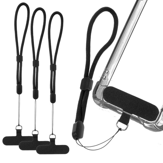 3 Pack Cell Phone Lanyard Strap with Phone Tether Tab Adjustable Cell Phone Lanyard for Most Full Coverage Phones Case Hand Wrist Strap Anti Theft Wrist Strap Lanyard for Phone