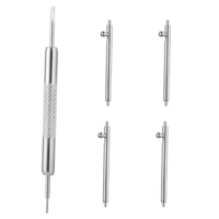 Gtziqa Quick Release Spring Bars, 5 Pcs 20mm Watch Band Pins Replacement Kit Stainless Steel Strap Link Pins with a Spring Bar Tool for Watch Repair