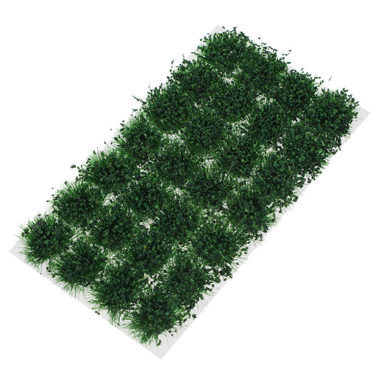 FdcZeyxior Miniature Green Tufts Static Grass Tuft Simulation Model Grass Tufts Model Lowland Shrubs Scenery Models for Miniature Landscape Gaming Terrain