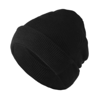 Xthrotsenk Unisex Black Knit Hat Plain Black Beanie Beanie for Men Women Cuffed for Winter Snow Keep Warm Spring Autumn