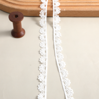 15 Yards White Lace Ribbon, Embroidery Lace Trim for Sewing Gift Wrapping Wedding Decoration DIY Crafts Veils Costumes Wedding Bouque Scrapbooking