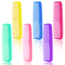 24 Pieces Hair Combs Set for Women and Men, Colorful Plastic Comb Portable Fine and Wide Tooth Comb Women Fine Tooth Combs Professional Hair Combs for Styling Fine Dressing Comb (6 Colors)