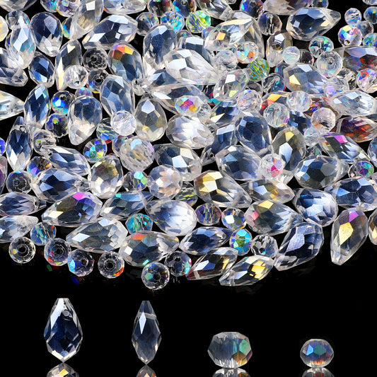 Crystal Beads Clear Beads for Jewelry Making