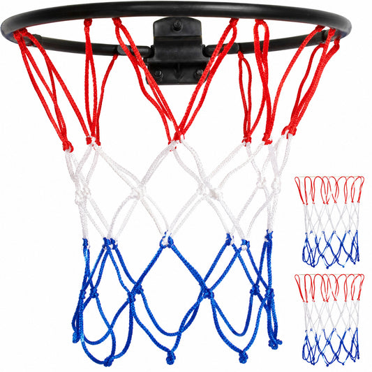 4Pcs Heavy Duty Basketball Net 12 Loop Basketball Hoop Net for All Weather