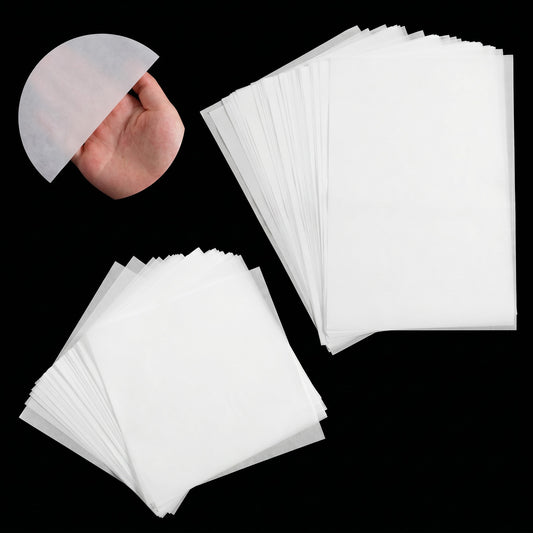 100 PCS Fuse Beads Ironing Paper, Square Transparent Ironing Sheet Paper Thermostability, Fuse Bead Iron Accessories for Beads Craft Making, 11.8 * 7.9in and 7.9 * 7.9in