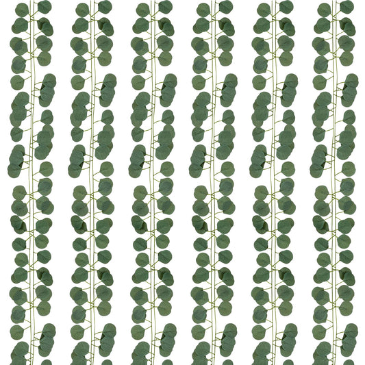 KALIONE 6 Pieces Eucalyptus Leaves, Artificial Hanging Plants Green Eucalyptus Leaves Artificial Eucalyptus Garland Hanging Decoration for Wedding Table Decoration Home Bathroom Party Decorations