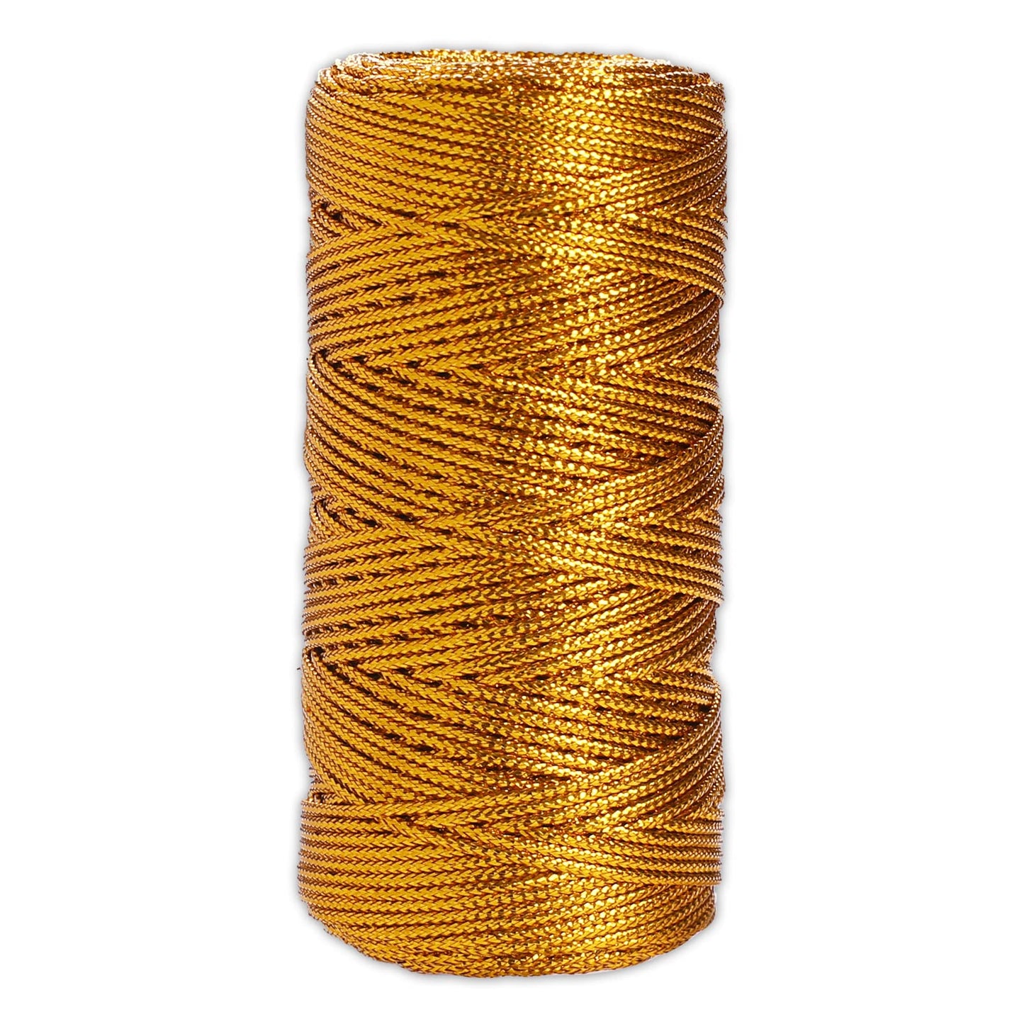 100M Gold String, Decorative Metallic String, Bakers Thread Twine, Gold Cord for Crafts DIY Wrapping Party Decorations Gold Embroidery Thread Craft String String For Crafts Macrame Christmas Tree Kit