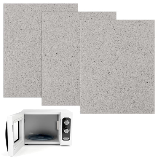 3 PCS Waveguide Cover Mica Plates Sheets, Universal Mica Sheet for Microwave Oven, Free Cutting According to The Required Size for Universal Microwave Oven Repairing Part, 150mm X 120mm