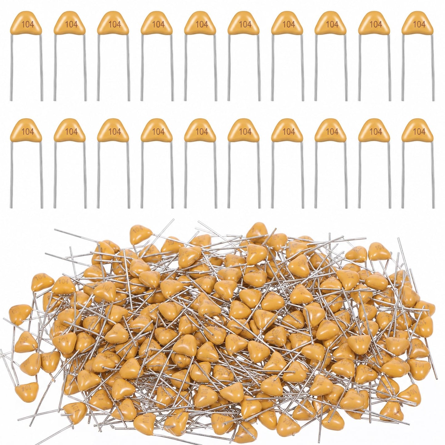 200PCS 0.1uF 104 100nF Ceramic Capacitors Multilayer Monolithic Capacitor