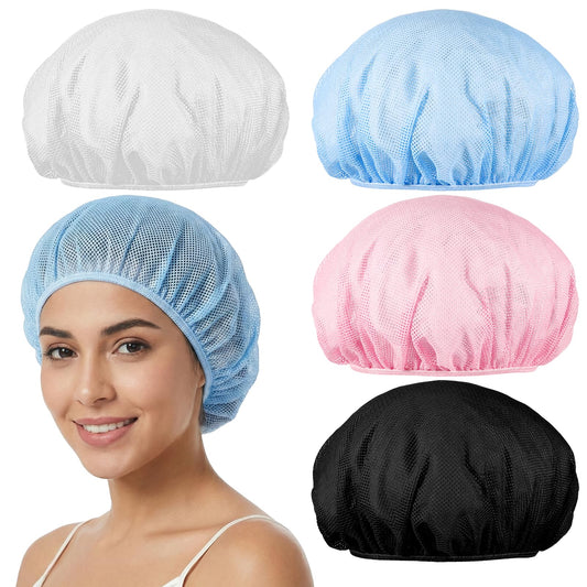 4 PCS Hair Nets for Sleeping, Mesh Sleeping Caps for Curly Hairs Night Nets Sleep Caps for Women's Hair Protection for Nighttime