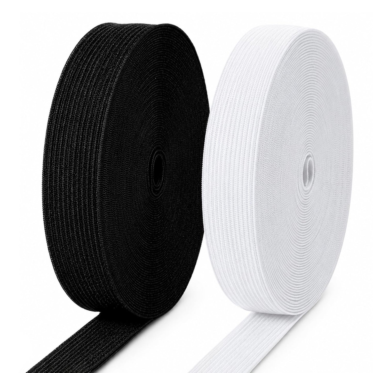 FdcZeyxior Elastic Band Wide Sewing 2 Pieces 20 mm x 10 m Elastic Band