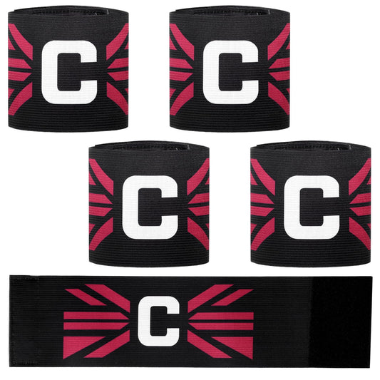 4 Pcs Captain Armband 9x36 cm/3.5x14 Inch Adjustable Captain Arm Bands