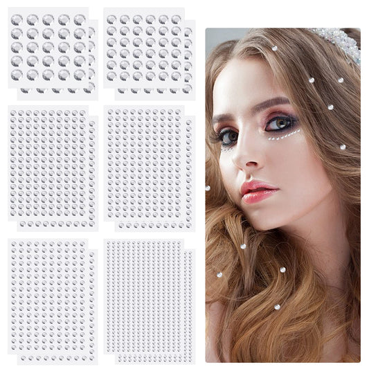 Self Adhesive Bling Clear Rhinestone Stickers