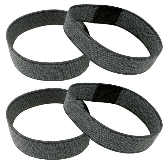 KALIONE 2 Pairs Shoe Straps Band, Anti-Loose Shoe Strap, Detachable Shoe Straps for Heels,Replacement Ankle Straps for Heels, Elastic Shoe Lace Band Strap for Women Girls Holding Loose High Heels,Gray