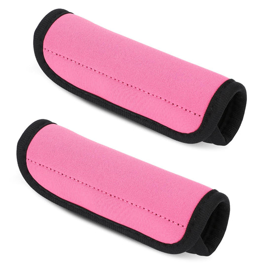 2 Pack Luggage Handle Wrap, Bright Color Luggage Handle Wraps Comfortable Neoprene Suitcase Identifiers Tags Luggage Makers Covers Strap Travel Accessories for Easy Identifying