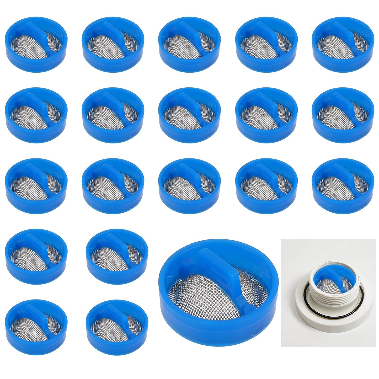 Water Inlet Valve Filter for Washer, 20pcs Washing Machine Hose Filter Washing Machine Repair Kit Washing Machine Water Filter for Washing Machine Parts Replacement Inlet Filter Screen Replaces