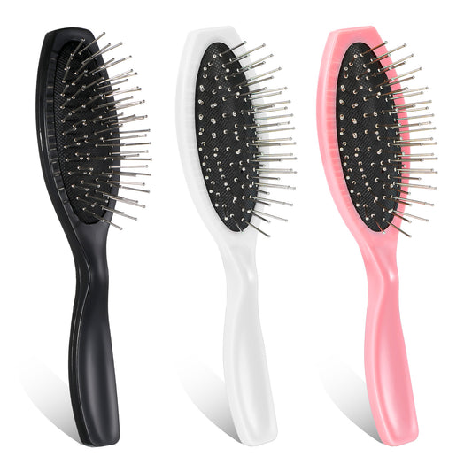 3 Pcs Wig Brush Metal Hair Brush Doll Wig Hair Brushes Portable Comb Hairs Brushes Professional Wigs Hairs Combs for Women