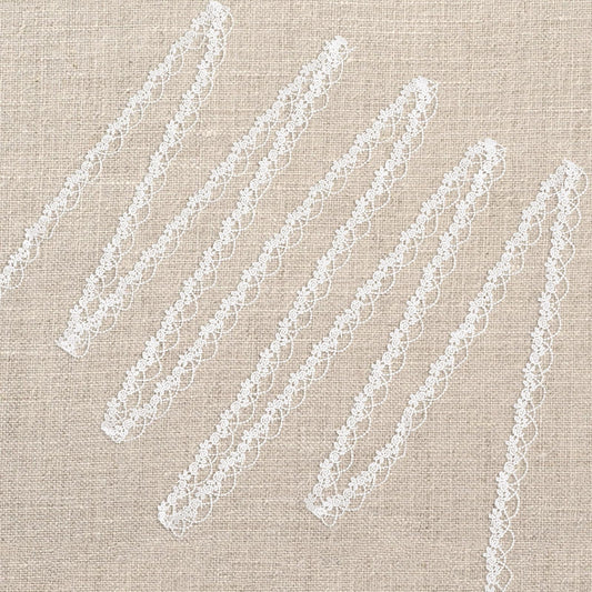 White Lace for Crafts, 15 Yards Ribbon Lace, Vintage Lace Fabric Embroidery Sewing Embellishments Crochet Lace Trims for DIY Sewing, Gift Wrapping, Scrapbooking, Bouquet, Wedding Decoration