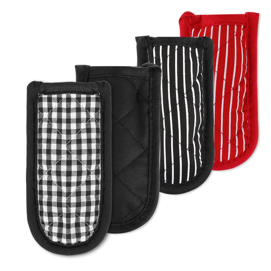 4 Pieces Hot Handle Holders Heat Resistant Pan Handle Covers Pan Handle Sleeves Non-Slip Hot Handle Covers for Home Kitchen Cooking Tools