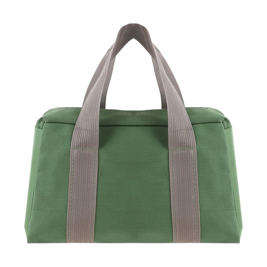 12 Inch Canvas Tool Bag Wide Mouth Tool Bag Heavy Duty Large Capacity Handbag Tool Storage Bag Power Tool Organizer Pouch for Electricians Canvas Tool Pouch Tote Bag for Storage Wrenches Pliers Tools