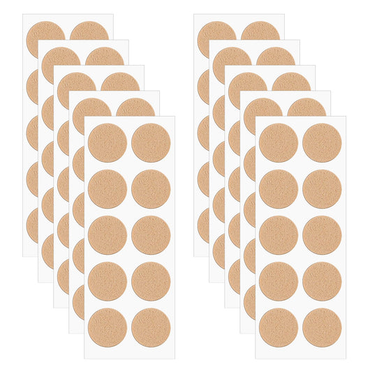 KALIONE Earring Support Patches, 10mm Earring Lifters Sticker Backs Waterproof Earring Covers for Sports Round Ear Lobe Support Backs Replacements for Supporting Droopy Heavy Large Stud Earrings(100)