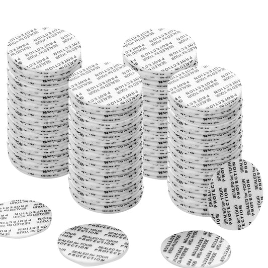 300 Pcs 27mm Safety Tamper Seals Bottle Pressure Sensitive Liner Foam Seals PS Foam Cap Seals Liners for Jar Lid Bottle, 27mm