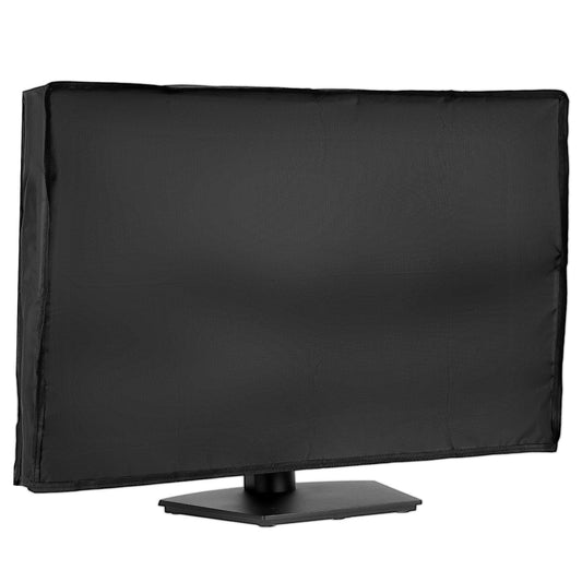 Monitor Cover Black Computer Monitor Dust Cover Black Waterproof Anti-Static Dust Proof PC Cover Computer Screen Protector, Full Body Computer Screen Protective Sleeve Cover (28*18*4")