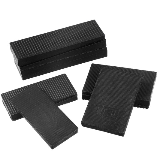 Furniture Levelers plastic spacers, 12 PCS Balck shims for leveling furniture Rubber table wedges Composite furnitures shims leveling Extreme Weight Capacity Wedges for Home Improvement and Work