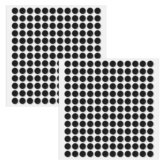 312Pcs Small Felt Pads for Coasters Bottom Dots 10mm Felt Cabinet Door Bumpers Cushion Dots Adhesive Felts Furniture Pads Round Feet Floor Protectors for Chair Legs Floors, Brown,4.5mm Thick