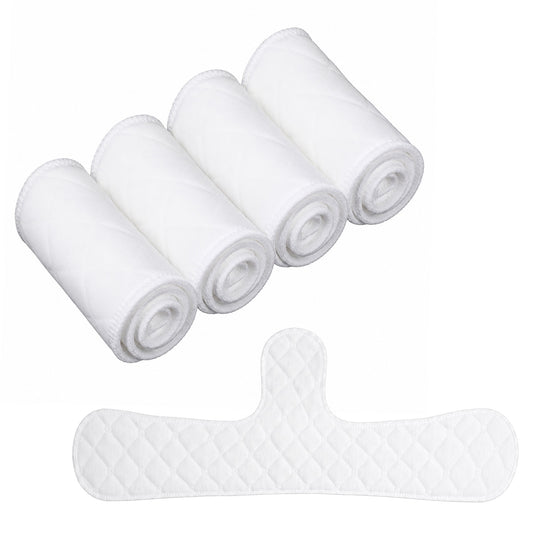 Xelsluthe 4 PCS Under Breast Sweat Pads, Bra Liners Cotton, Reusable Bra Liners for Sweat, Washable and Soft Absorbing Pads for Bras, Comfortable and Skin-Friendly Design