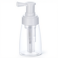 Gtziqa Powder Spray Bottle, 140ml Barber Powder Bottle Spray Refillable Cosmetics Blower Empty Powder-Dispenser Puffer Bottles for Hair Salon Beauty Home (White)