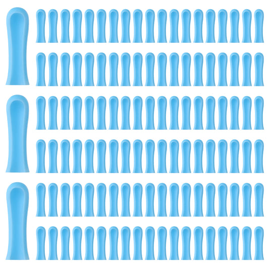 100 Pcs Ear Cleaner Tips Ear Wax Removal Replacement Tips Replacement Tips Ear for Wet/Dry Ear Wax Cleaning Ear Spoons Accessories Set for Adults Ear Wax Removal Endoscope