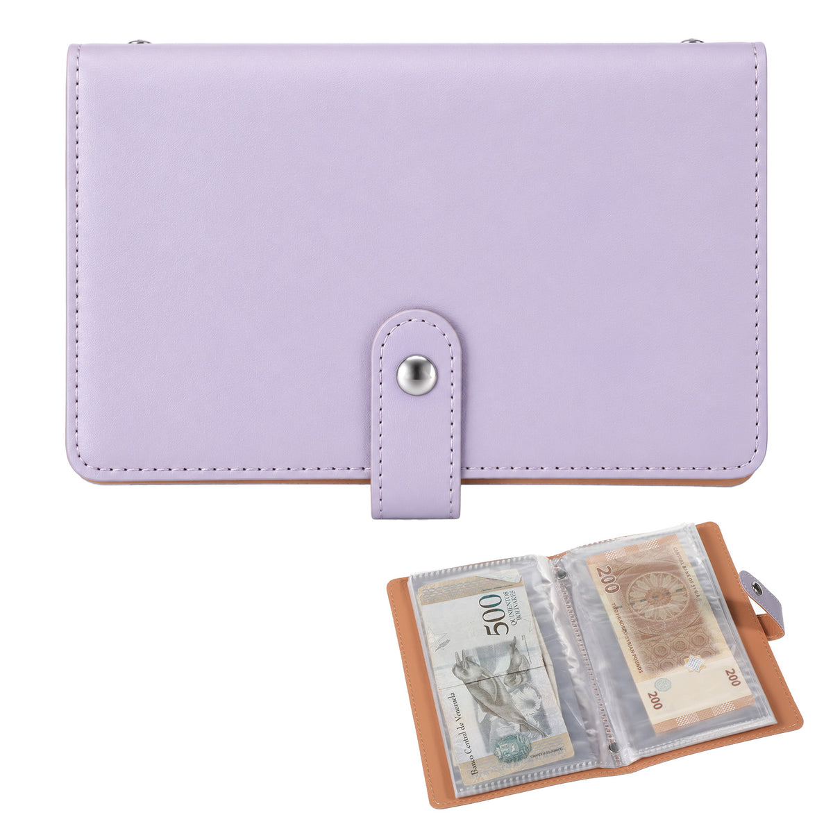 100 Pocket Money Book for Cash Saving, 7 × 4 Inch Cash Savings Book