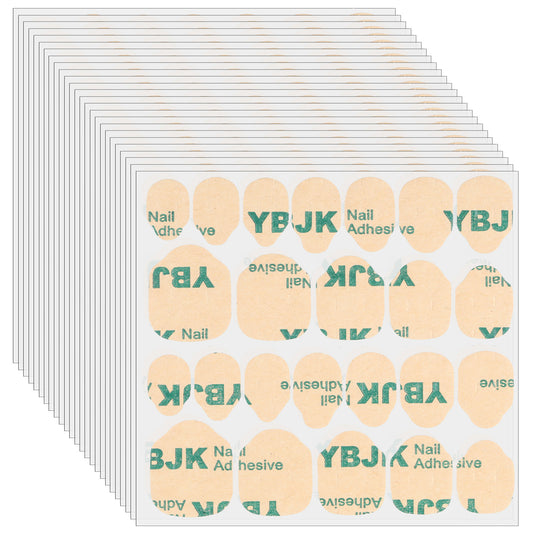 25 Sheets 600 Pcs Adhesive Nail Tabs Nail Sticky Tabs for Press on Nails Double Sided Jelly Nails Adhesive Tab for Manicure Waterproof Strong Nailes Stickers