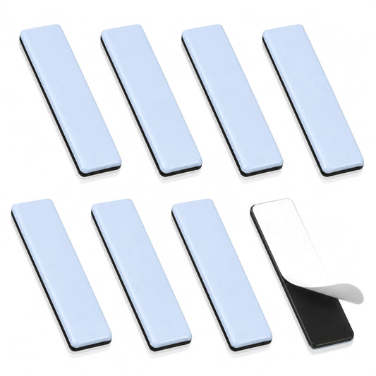 8pcs Furniture Slider Gliders Self-Stick Furniture Movers Sliders Strip for Carpet Rectangle Floor Protector Pads Furnitures Moving Pads for Chair Table Desk Sofa Couch(100x25mm)