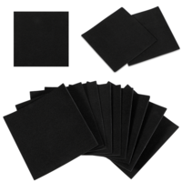 22 PCS Self Adhesive Foam Sheets, 100 x 100 x 15 mm Thick Closed Cell Foam Padding, Non-Slip Anti-Vibration Floor Protectors for Furniture, Sound Insulation Gap Filling (Black)