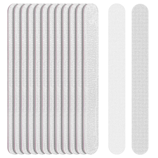 12 Pack Professional Nail File 100/180 Grit Double Sided Emery Board Nail File Buffer Set for Home and Salon Use, Nail File Manicure Tools for Natural Fake Nails