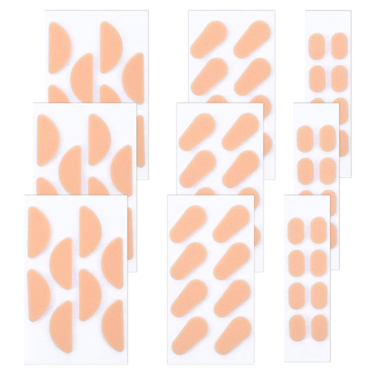 72 Pairs Nose Pads Soft Foam Adhesive Anti-Slip Silicone Eyeglass Nose Pads Cushion, Air Chamber Glasses Noses Pad, Self-Adhesive Anti-Slip Soft Foam, 1.5mm, Skin Color