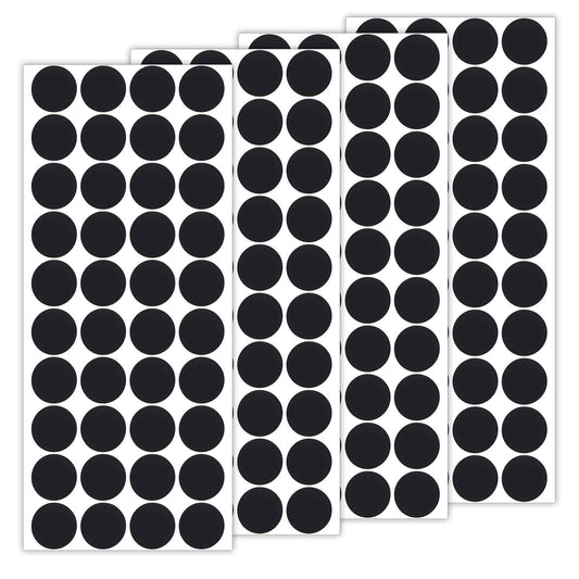 160Pcs Non Slip Stick On Pads Black Adhesive Rubber Pads Self Stick 2cm Self Adhesive Non Slip Pad Round Silicone Pad for Furniture Anti Scratch Rubber Feet Floor Protectors, 20mm Diameter