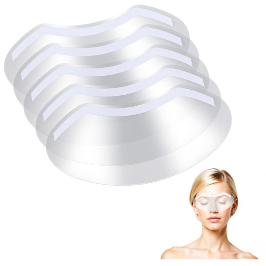 100 PCS Shower Face Eye Shields, Eyebrow Shower Shield Visors Shower Visor Microblading Makeup Protector Face Cover Shield for Haircut Hairspray Eye Surgery Eyelid Lash Aftercare for Salon Supplies