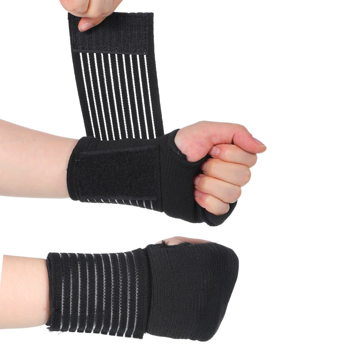 4 Pack Wrist Brace Adjustable Compression Wrap Wrist Support Sleeves